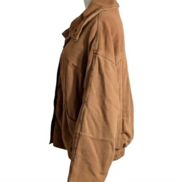 Like NEW Free People We The Free Twist It Aviator Jacket Size S - Picture 6 of 12